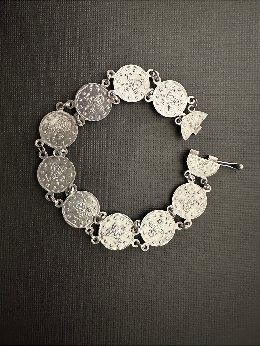 Deniz 925 Sterling Silver Vintage Turkish Bracelet
